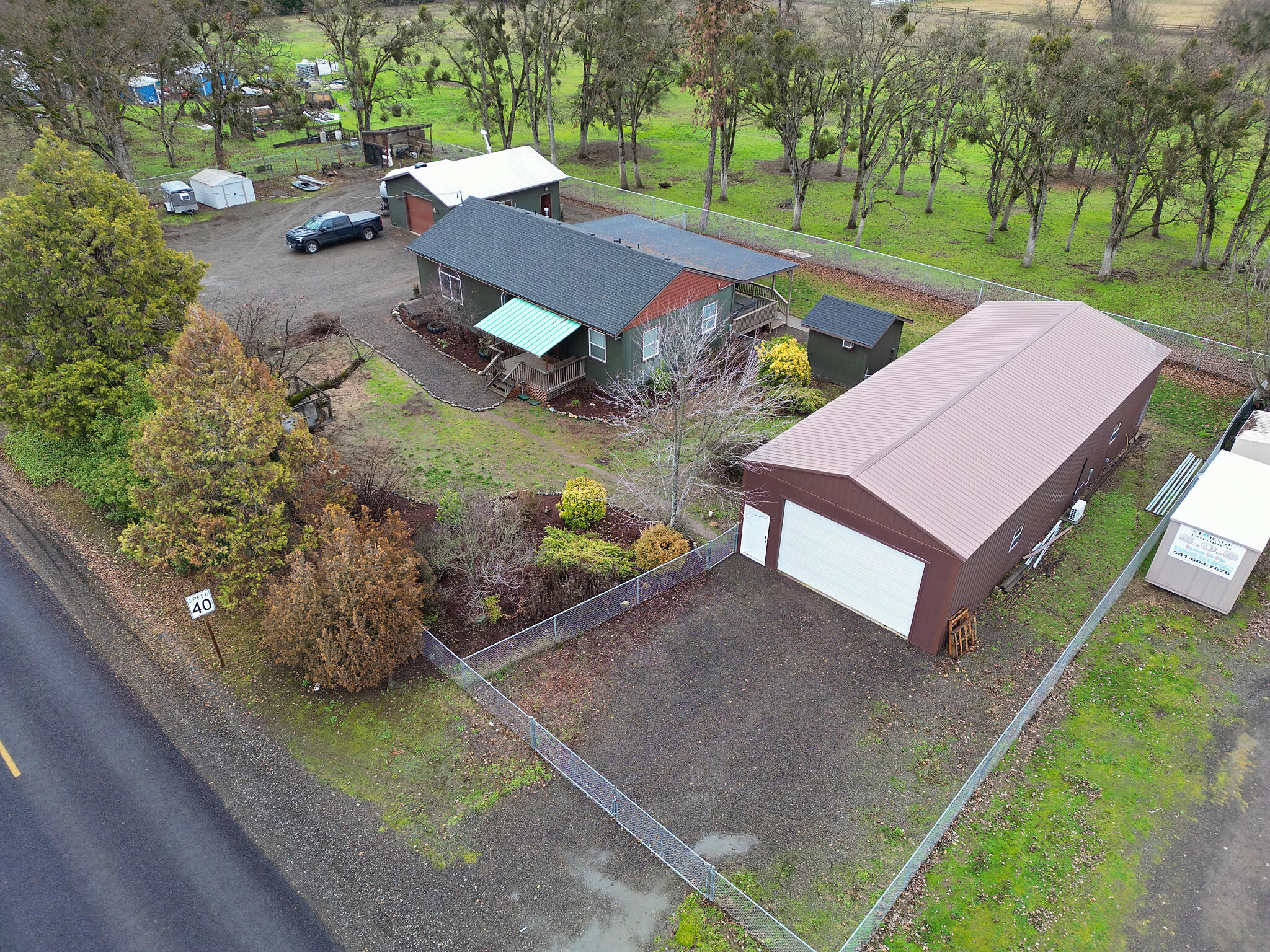 1429 Gibbon Road Central Point, OR 97502 - Photo 21 of 28 General purpose building with 2 car garage and Oregon licensed Processing kitchen/facility