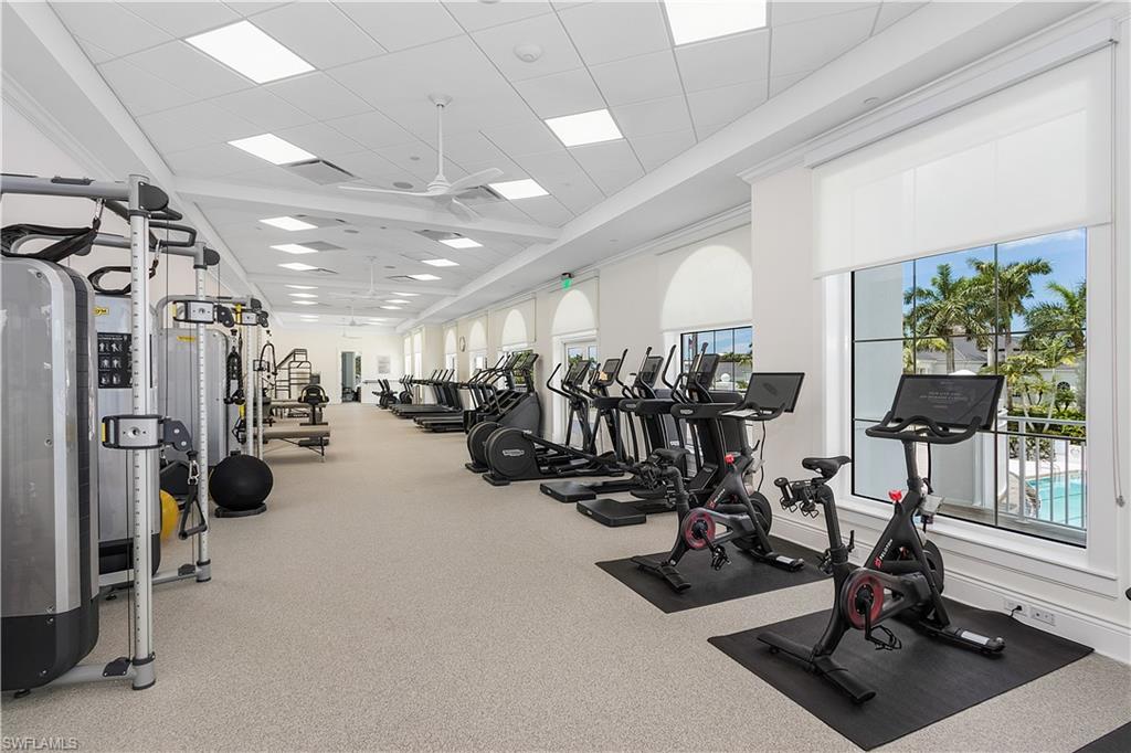 183 Audubon Boulevard Naples, FL 34110 - Photo 33 of 35 a view of a room with gym equipment