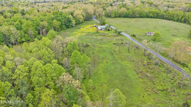 a view of a yard with an outdoor space
