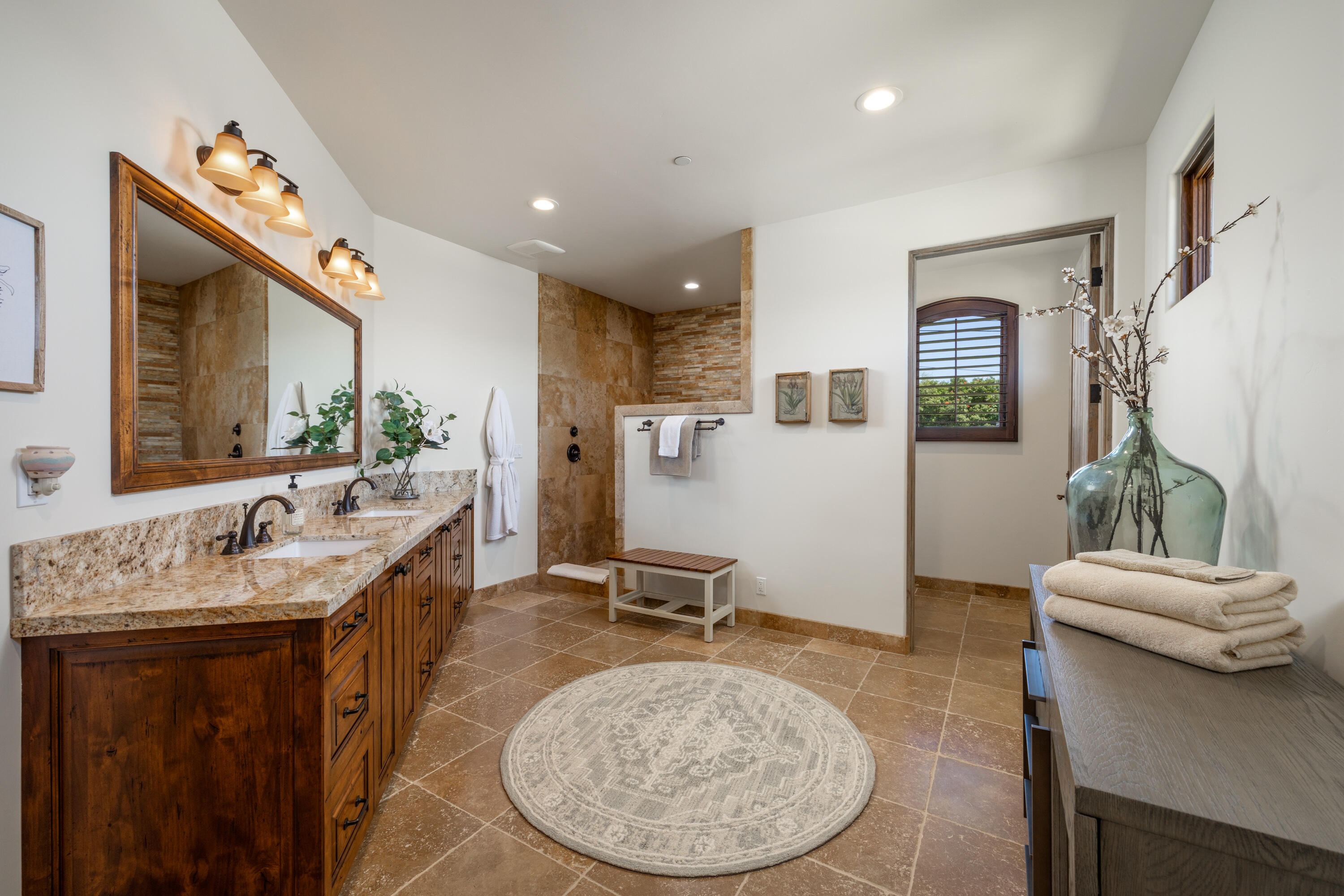 1418 Ribe Road Solvang, CA 93463 - Photo 26 of 46 a bathroom with a sink a mirror and a toilet