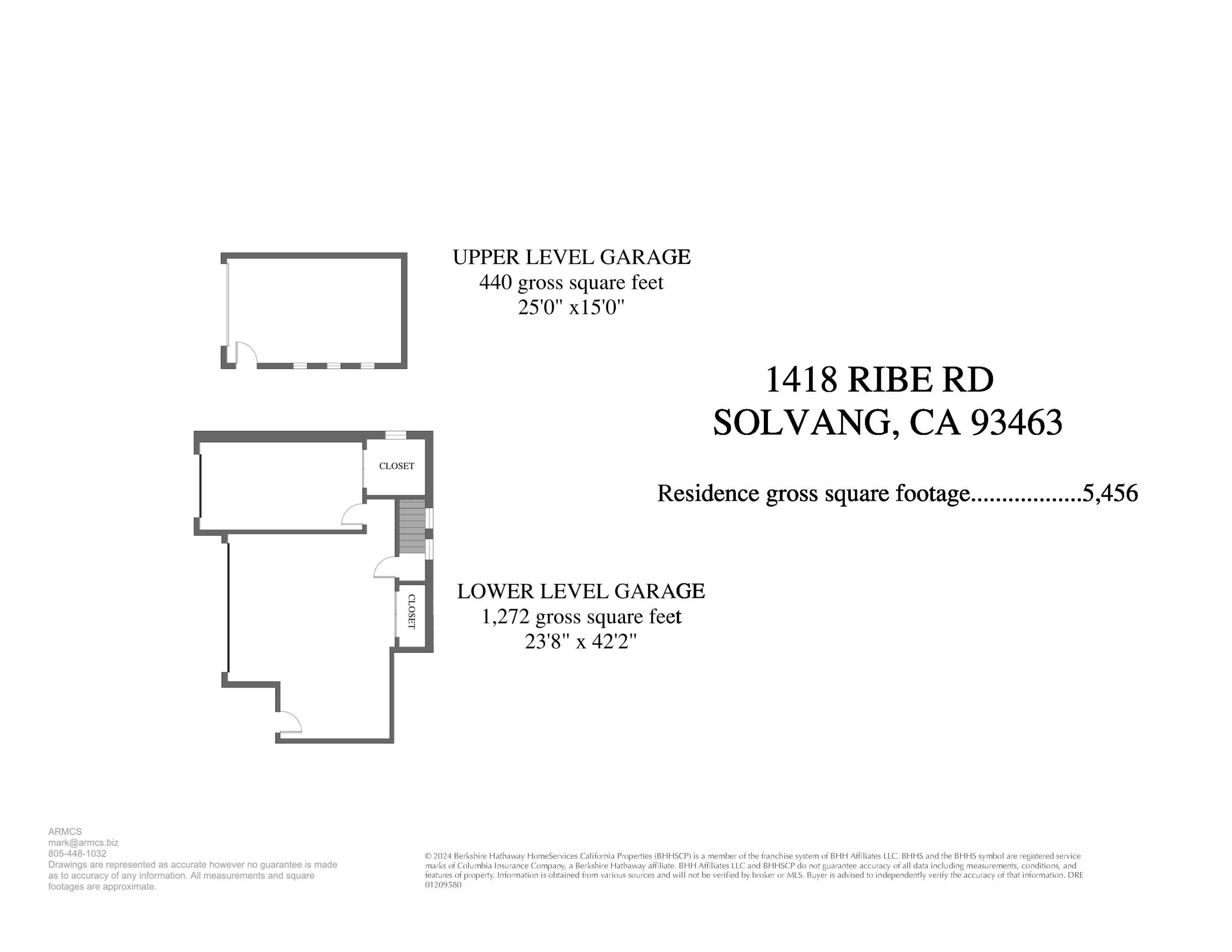 1418 Ribe Road Solvang, CA 93463 - Photo 46 of 46 a picture of a floor plan