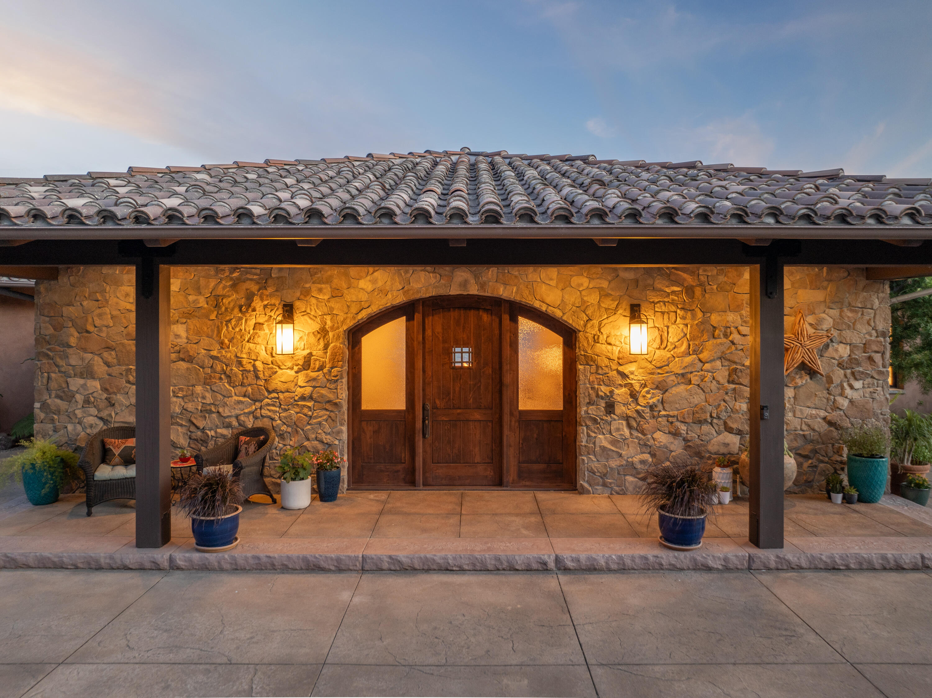 1418 Ribe Road Solvang, CA 93463 - Photo 44 of 46 a view of swimming pool with outdoor seating and mountain view in back