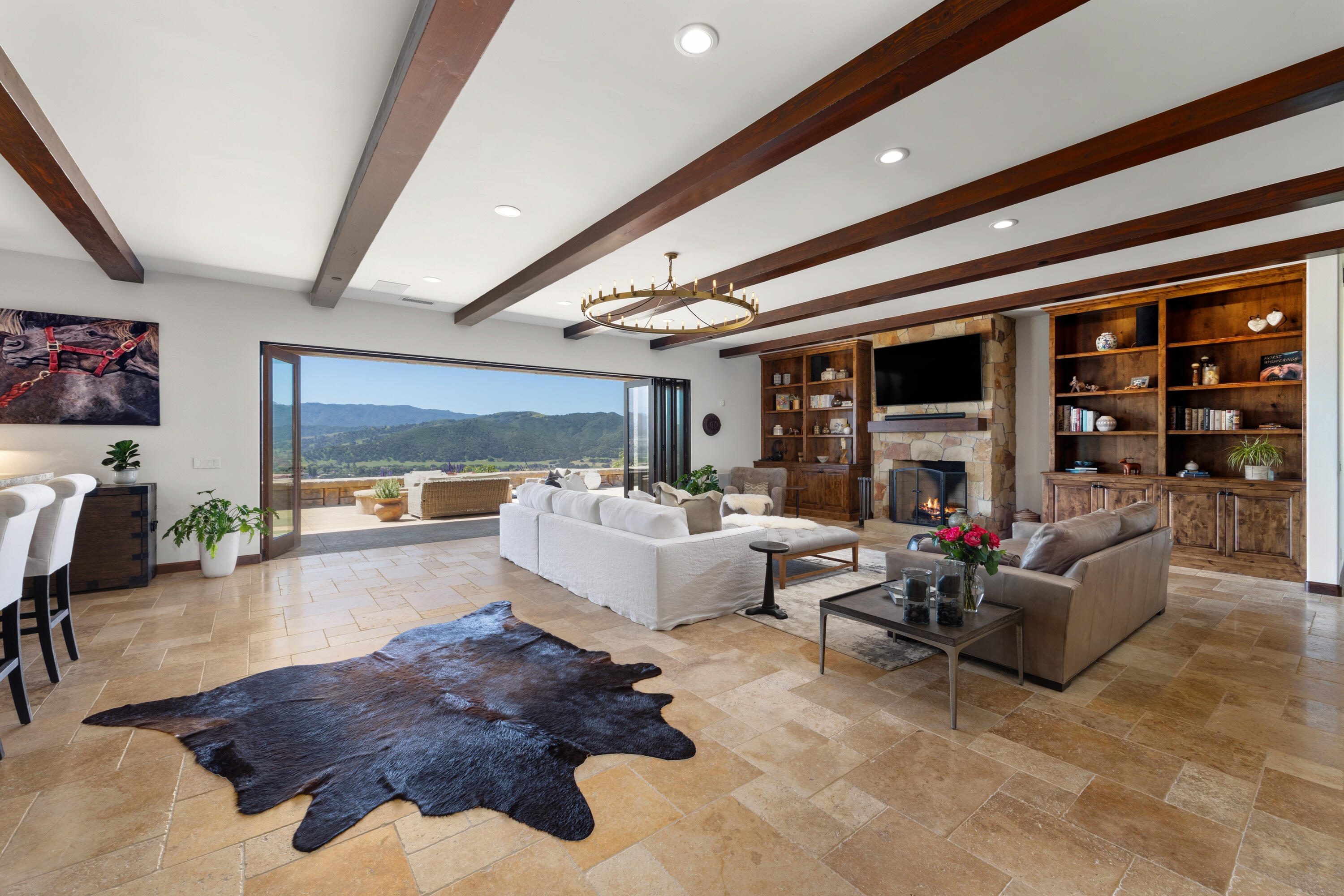 1418 Ribe Road Solvang, CA 93463 - Photo 8 of 46 a living room with furniture and a large window
