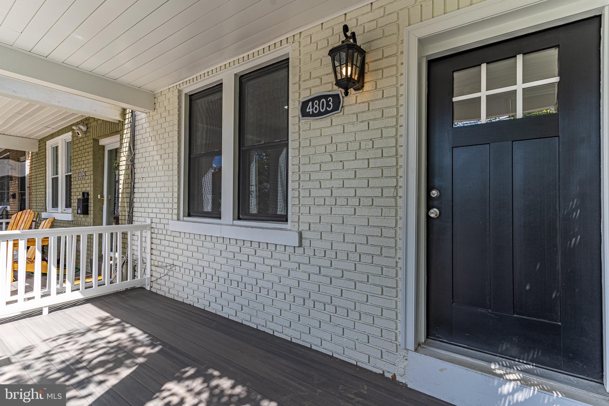 4803 8th Street Northwest Washington, DC 20011 - Photo 4 of 36 Covered Front Porch