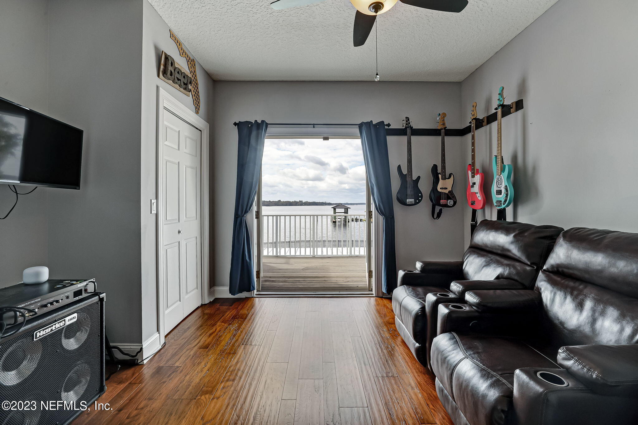 2011 Salt Myrtle Lane Fleming Island, FL 32003 - Photo 53 of 124 a living room with furniture and a flat screen tv
