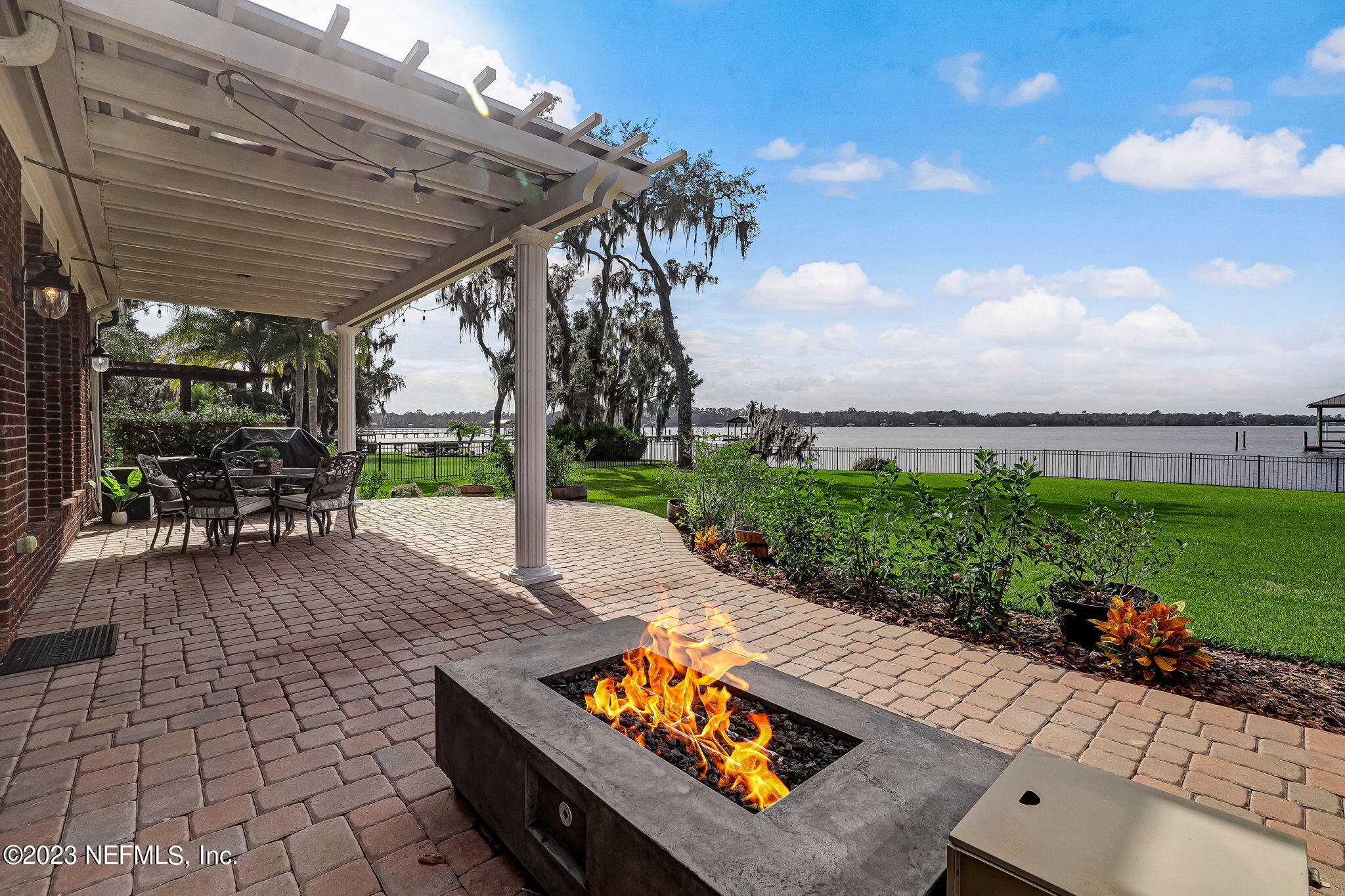2011 Salt Myrtle Lane Fleming Island, FL 32003 - Photo 71 of 124 Gas Firepit