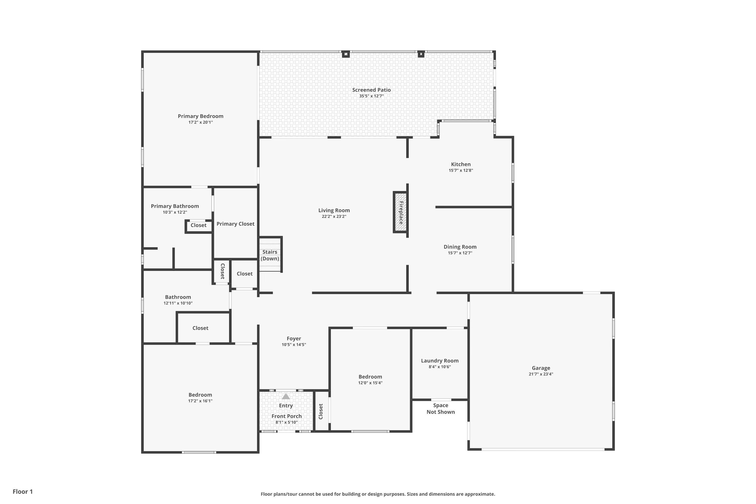 5191 Northwest Dunn Road Fort Pierce, FL 34981 - Photo 69 of 70 Floorplan Main floor