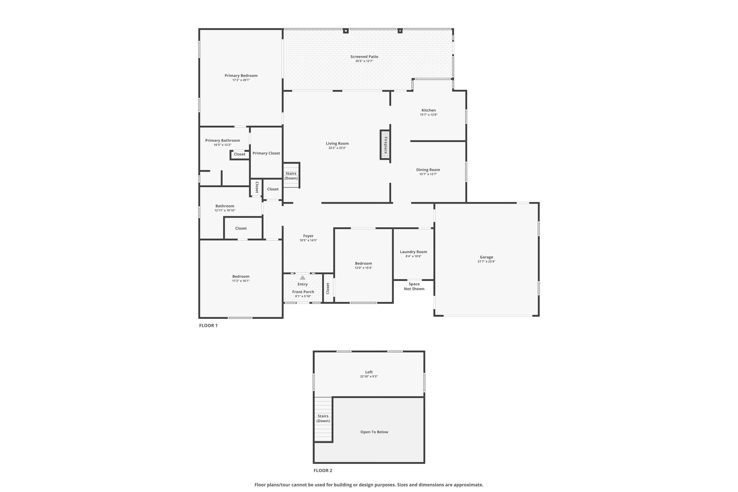 5191 Northwest Dunn Road Fort Pierce, FL 34981 - Photo 70 of 70 Floorplan w/ Loft