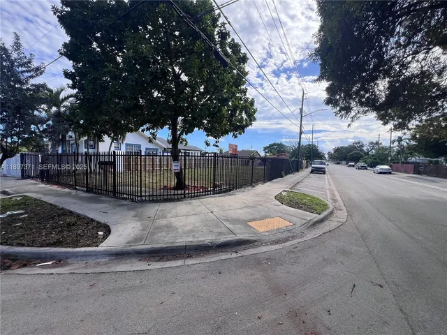 a view of street with trees