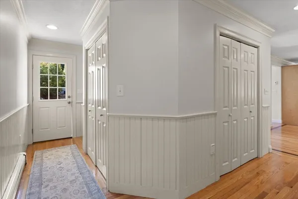 wooden floor in an empty room