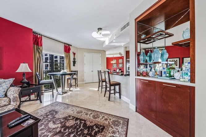 2401 North Ocean Boulevard, Unit 500 Fort Lauderdale, FL 33305 - Photo 7 of 38 a view of a dining room with furniture window and outside view