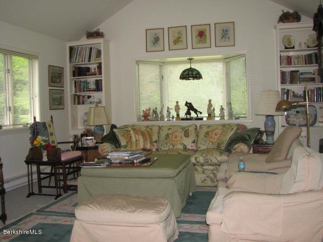16 Hill Road Stockbridge, MA 01266 - Photo 7 of 20 a living room with furniture and large window