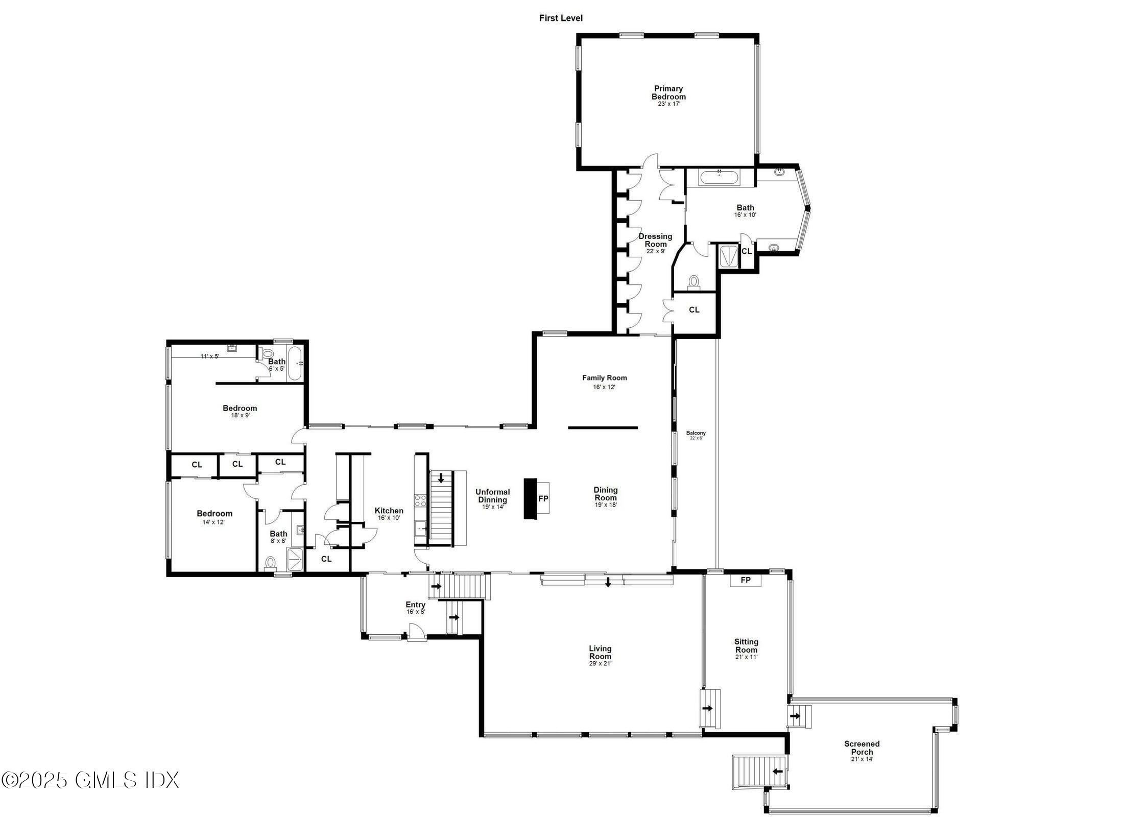 21 Hycliff Road Greenwich, CT 06831 - Photo 24 of 25 a picture of floor plan