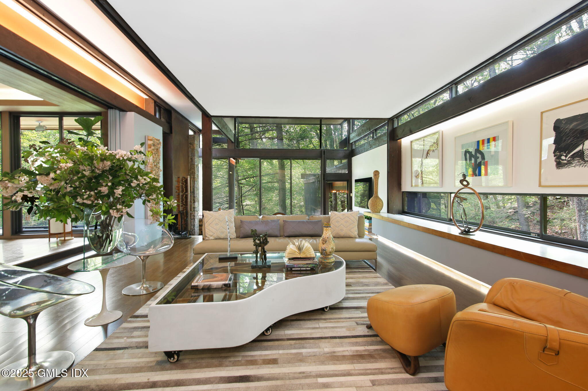 21 Hycliff Road Greenwich, CT 06831 - Photo 3 of 25 a living room with furniture and a large window