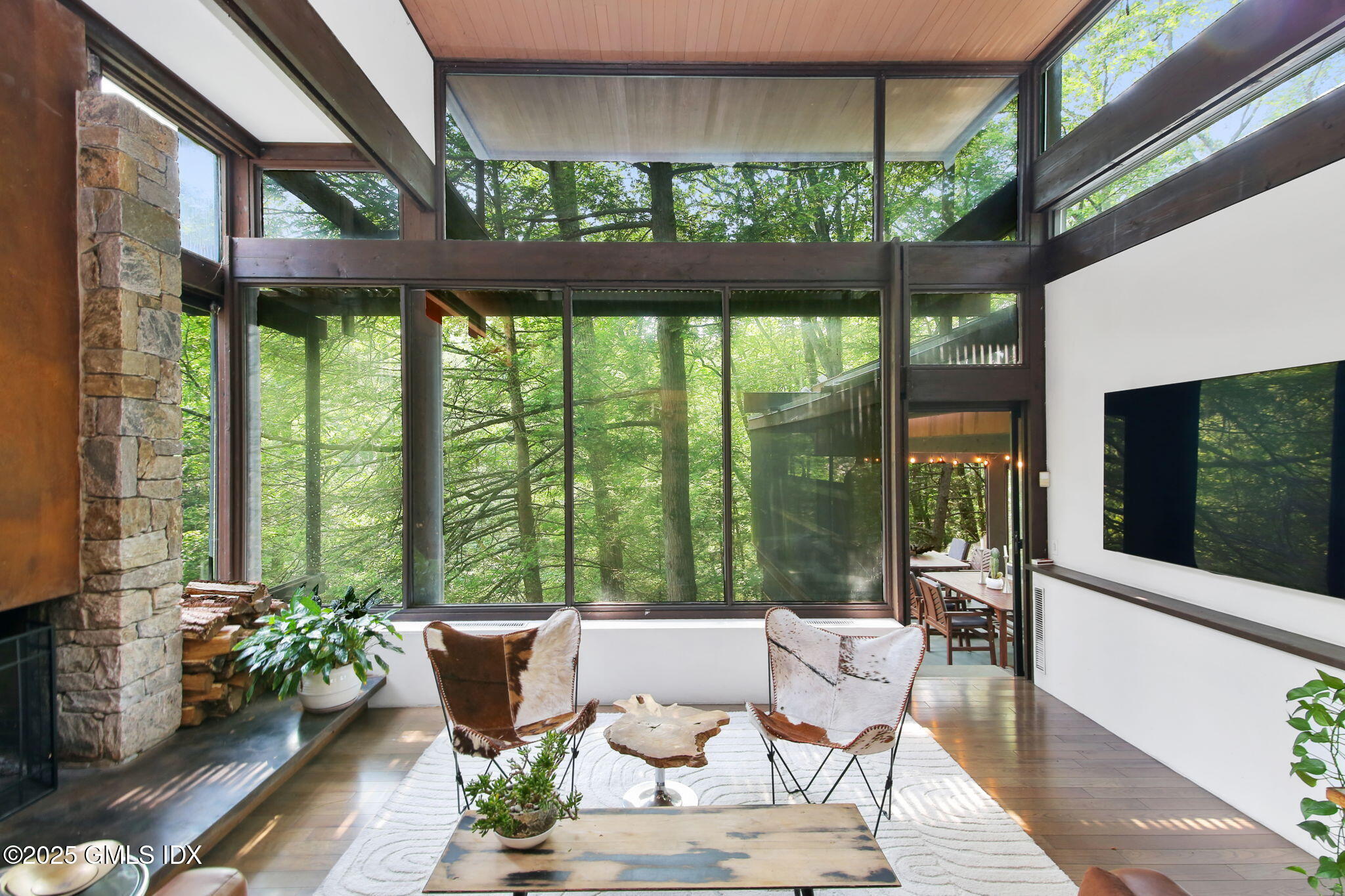 21 Hycliff Road Greenwich, CT 06831 - Photo 8 of 25 a view of a dining room with furniture window and outside view