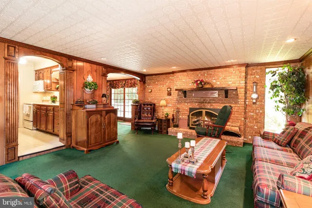 a view of an entryway with a front door