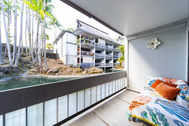 a view of balcony and deck