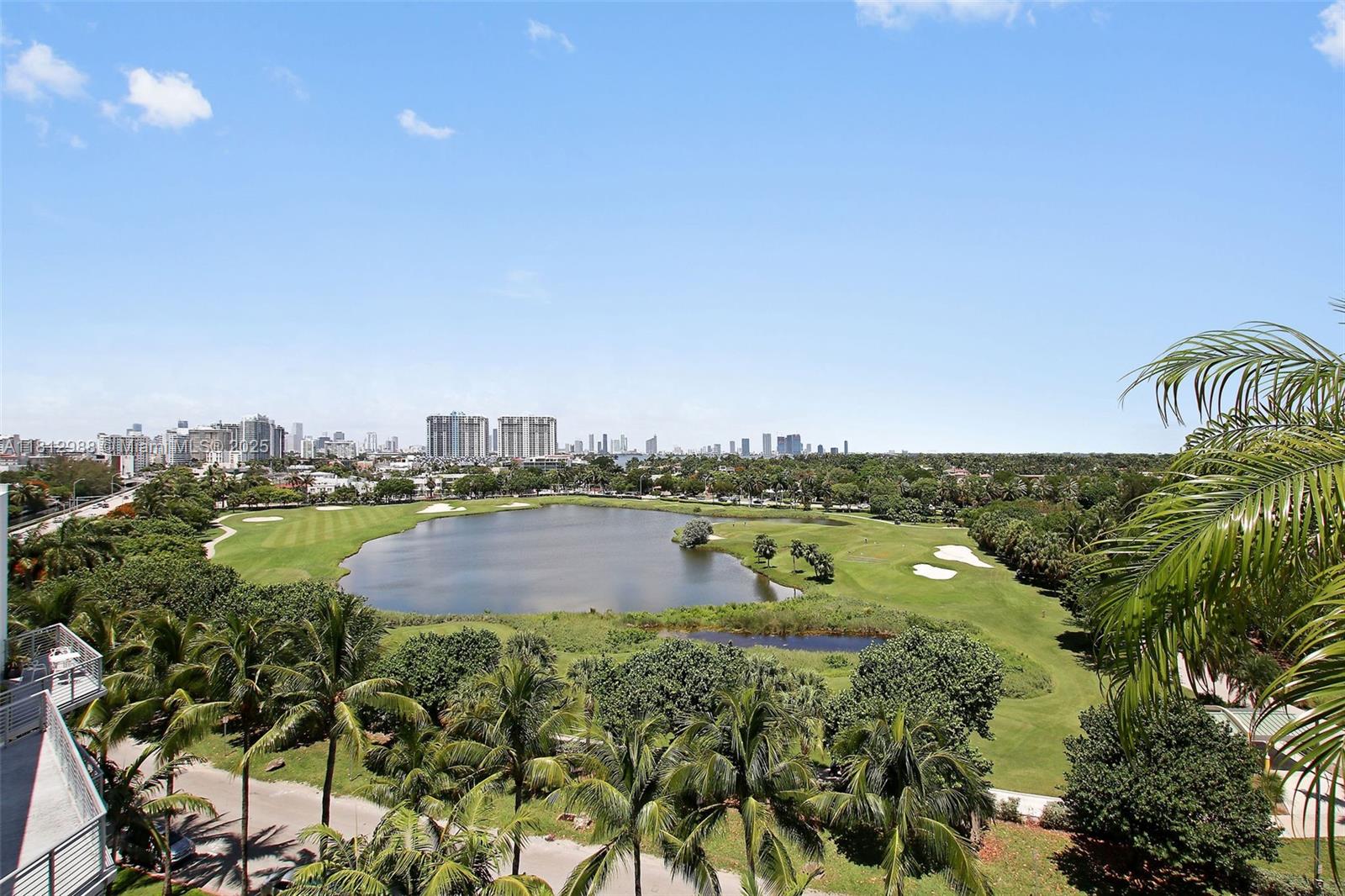 2001 Meridian Avenue, Unit 101 Miami Beach, FL 33139 - Photo 49 of 59 a view of a lake with a city