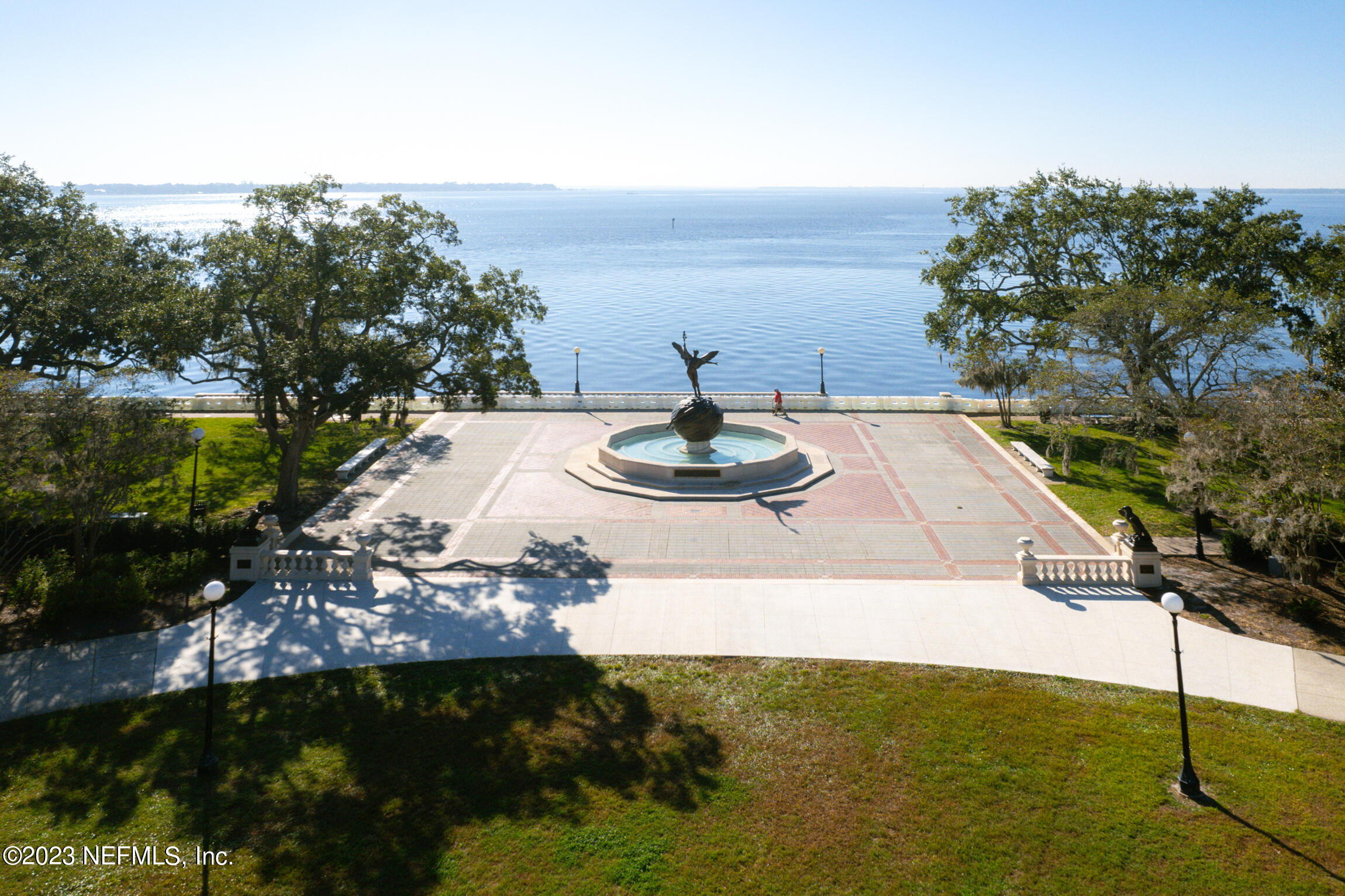 1661 Riverside Avenue, Unit 110 Jacksonville, FL 32204 - Photo 6 of 47 a view of a lake from a yard
