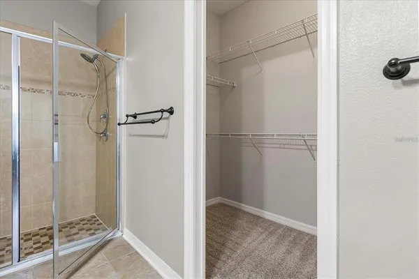 a view of closet area