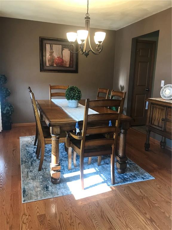 255 Huckleberry Road Indiana, PA 15701 - Photo 12 of 25 Formal Dining Room featuring Beautiful Hardwood Flooring