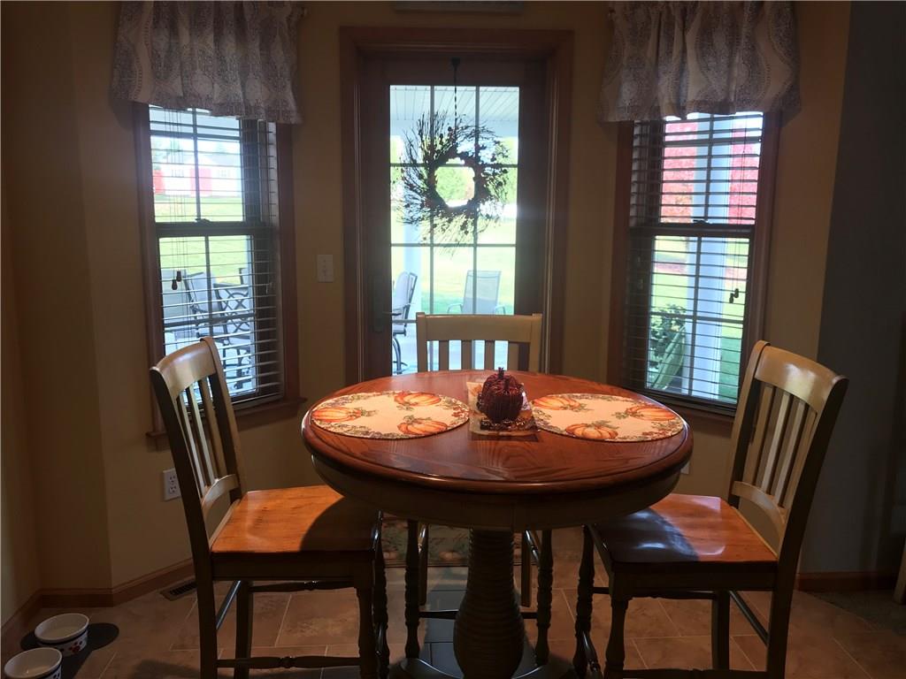255 Huckleberry Road Indiana, PA 15701 - Photo 15 of 25 Eat in Kitchen Nook for Breakfast with Sunrise through the windows each morning
