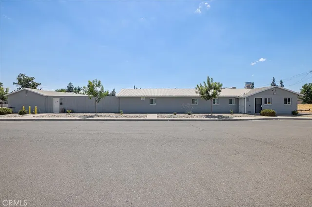 a backyard of a house