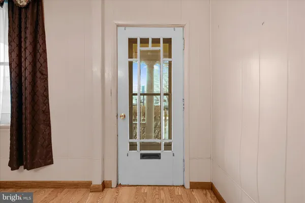 a view of a front door