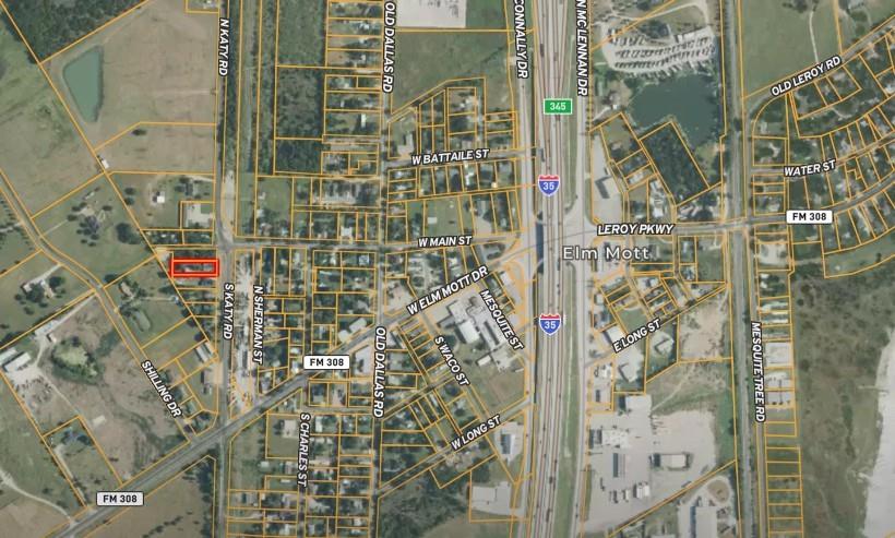 267 North Katy Road Elm Mott, TX 76640 - Photo 21 of 21 Property Map. Illustrating the property's location within its broader geographic context