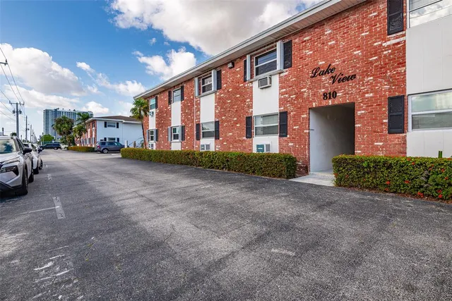 a view of a street with a building