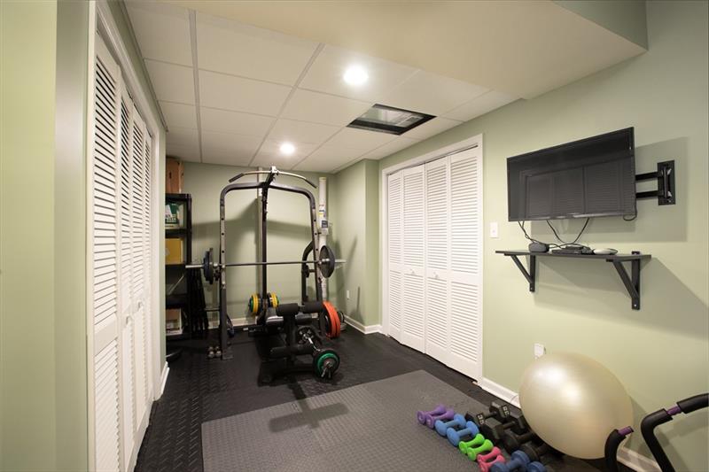 2317 Mcdevitt Road Sewickley, PA 15143 - Photo 17 of 25 Exercise room in basement - Closets on right lead to large storage room