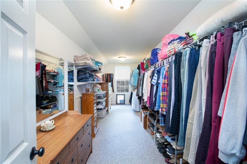 2317 Mcdevitt Road Sewickley, PA 15143 - Photo 18 of 25 Enormous walk-in closet off the master bedroom that stretches the length of the garage.