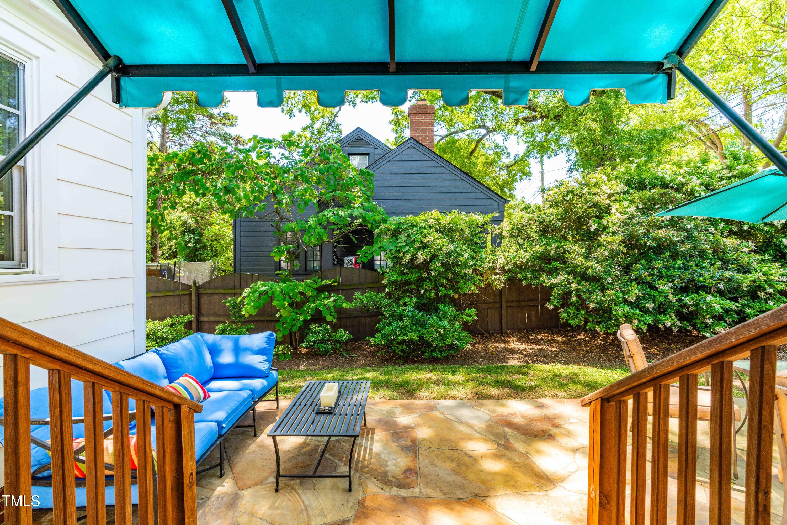 2725 Bedford Avenue Raleigh, NC 27607 - Photo 28 of 48 a view of a backyard with plants