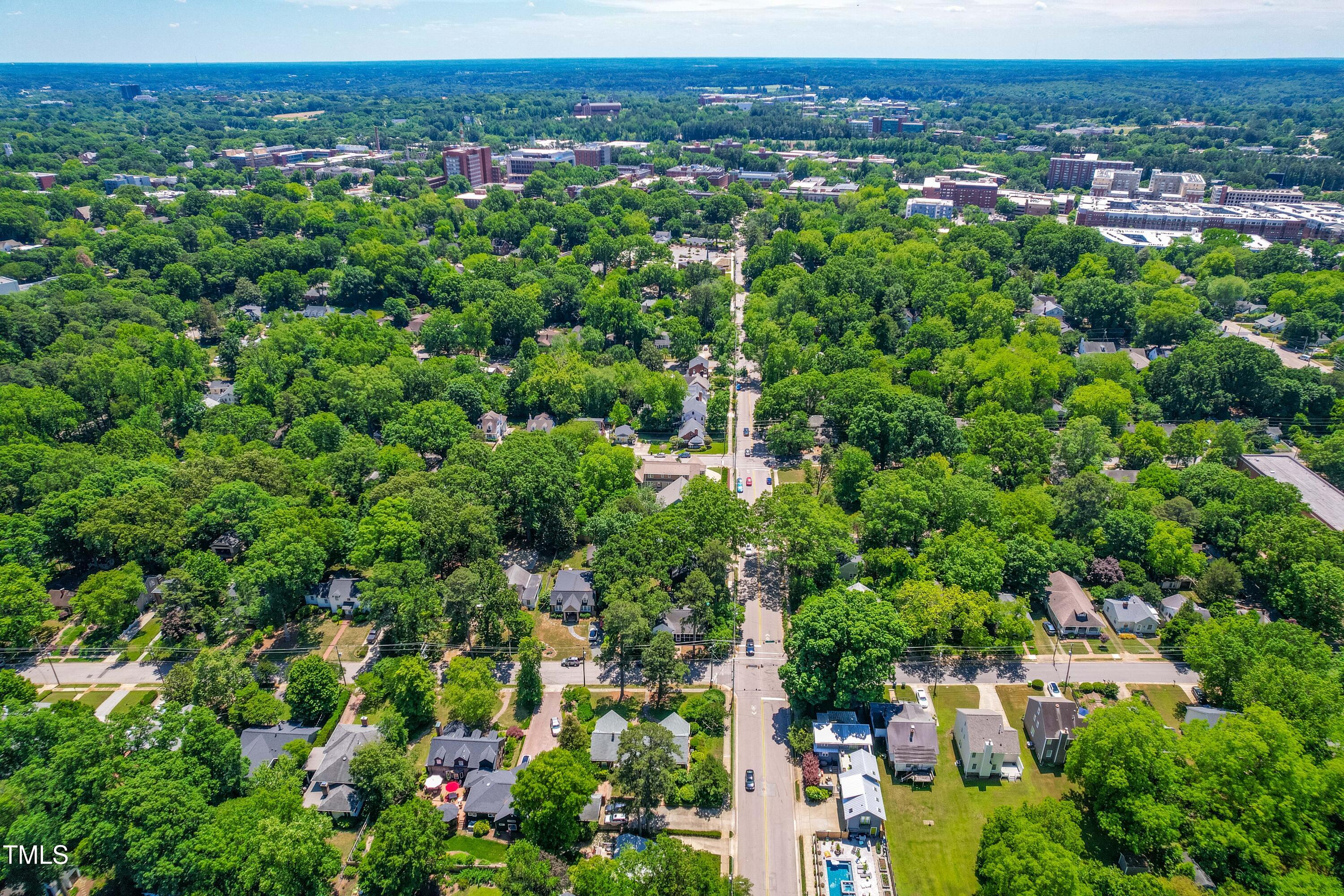 2725 Bedford Avenue Raleigh, NC 27607 - Photo 45 of 48 an aerial view of multiple house