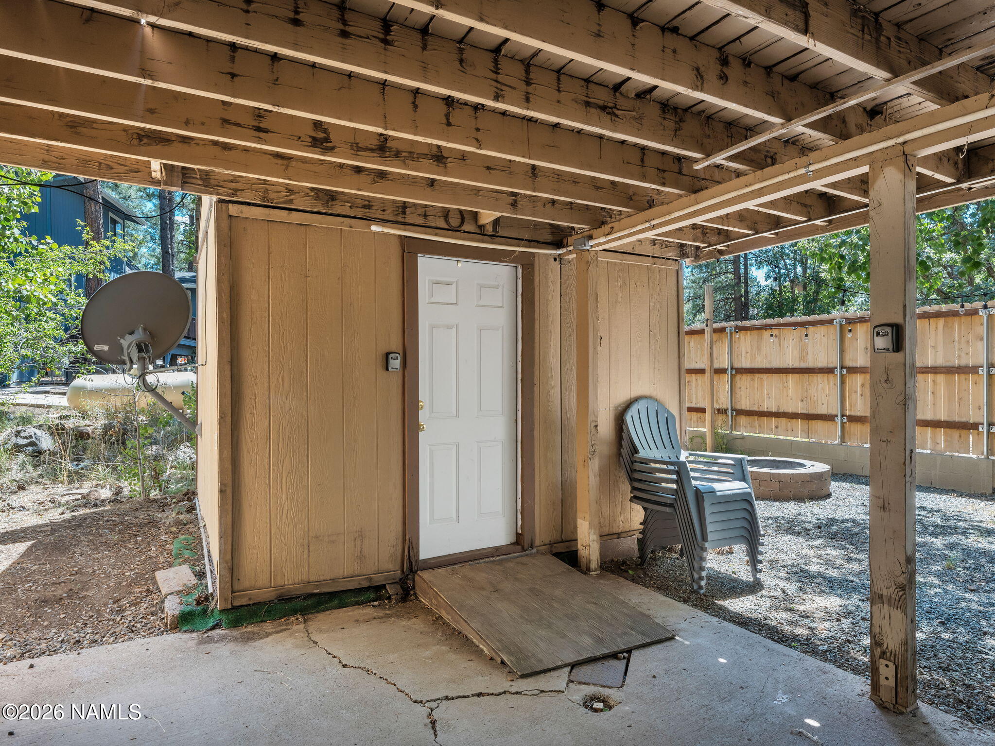 715 Trout Creek Road Munds Park, AZ 86017 - Photo 46 of 46 a view of a chairs in the patio
