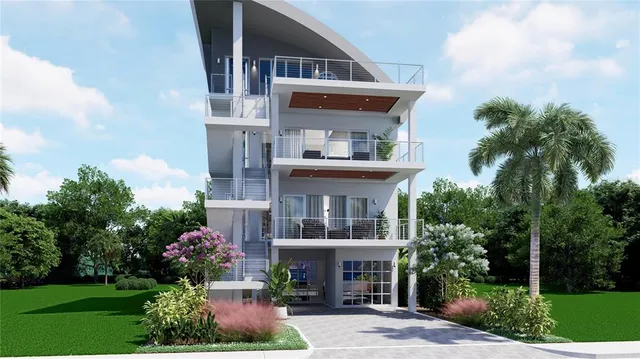 a house view with a outdoor space