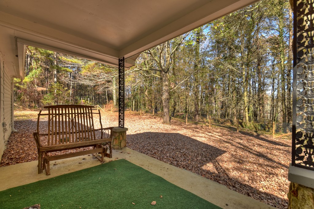 3380 Clear Creek Road Ellijay, GA 30536 - Photo 16 of 39 a view of a bench in backyard