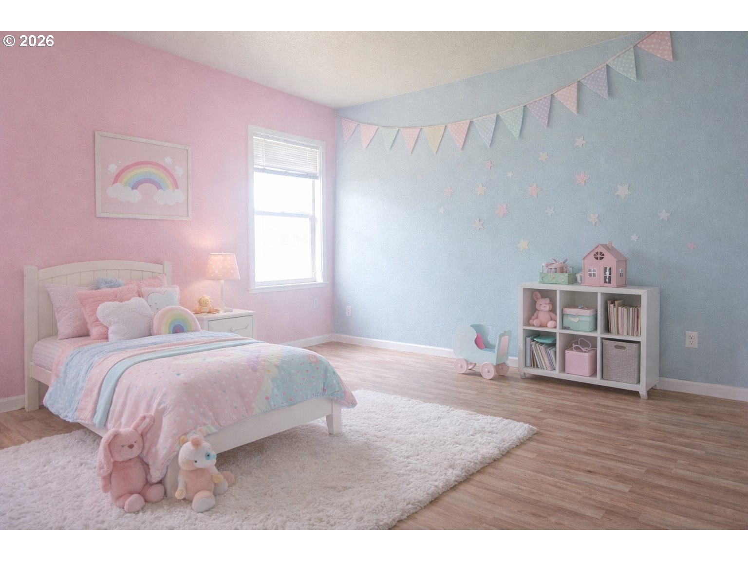 183 East Dodge Street Lebanon, OR 97355 - Photo 21 of 21 a bedroom with a bed and a window