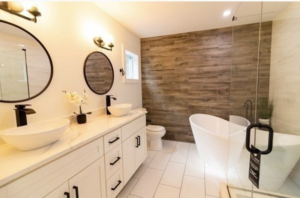 171 Hamilton Street Saugus, MA 01906 - Photo 24 of 42 a bathroom with a sink mirror and toilet