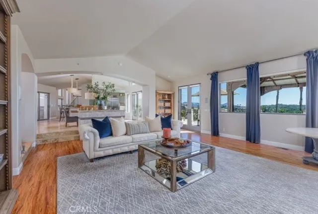 a view of a house with entertaining space