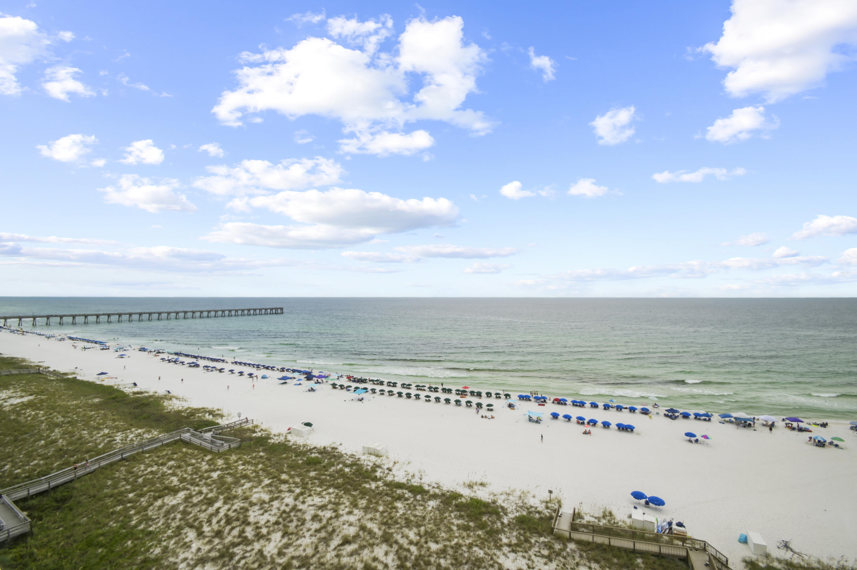 8477 Gulf Boulevard, Unit 902 Navarre, FL 32566 - Photo 24 of 36 a view of an ocean and beach