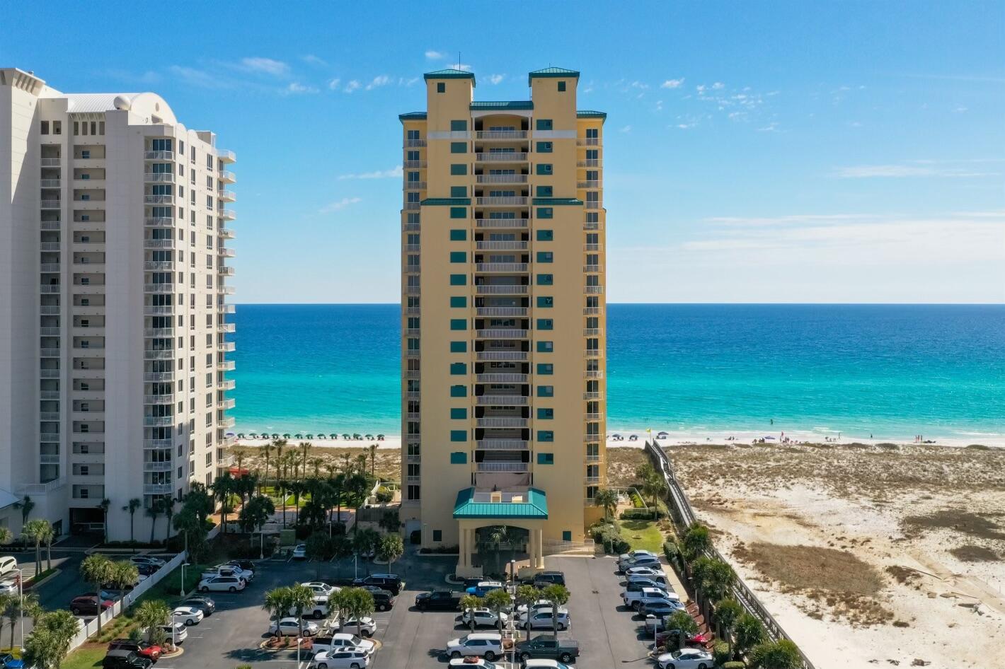 8477 Gulf Boulevard, Unit 902 Navarre, FL 32566 - Photo 34 of 36 a view of a city with tall buildings