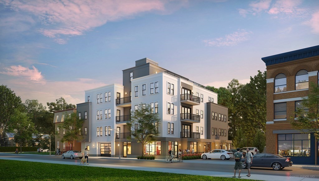 120 Brookside Avenue, Unit 203 Boston, MA 02130 - Photo 6 of 18 a city street lined with buildings and trees