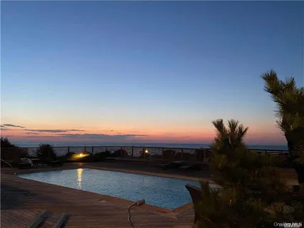 a view of beach and ocean