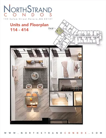 $389,999 | 133 Salem Street, Unit 414, Revere, MA 02151