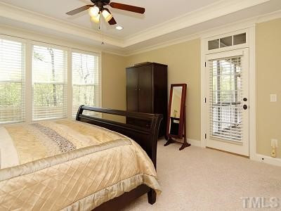 413 Redhill Road Holly Springs, NC 27540 - Photo 7 of 25 1st floor master suite has direct access to the screened porch. Master Suite