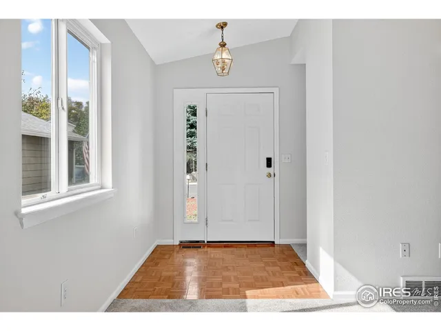 a view of a livingroom with a projector