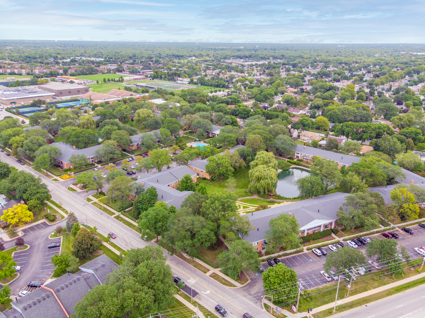 2323 South Goebbert Road, Unit 109 Arlington Heights, IL 60005 - Photo 22 of 22 an aerial view of a city
