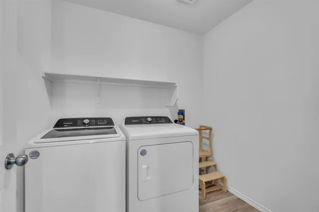 a room with storage and utility