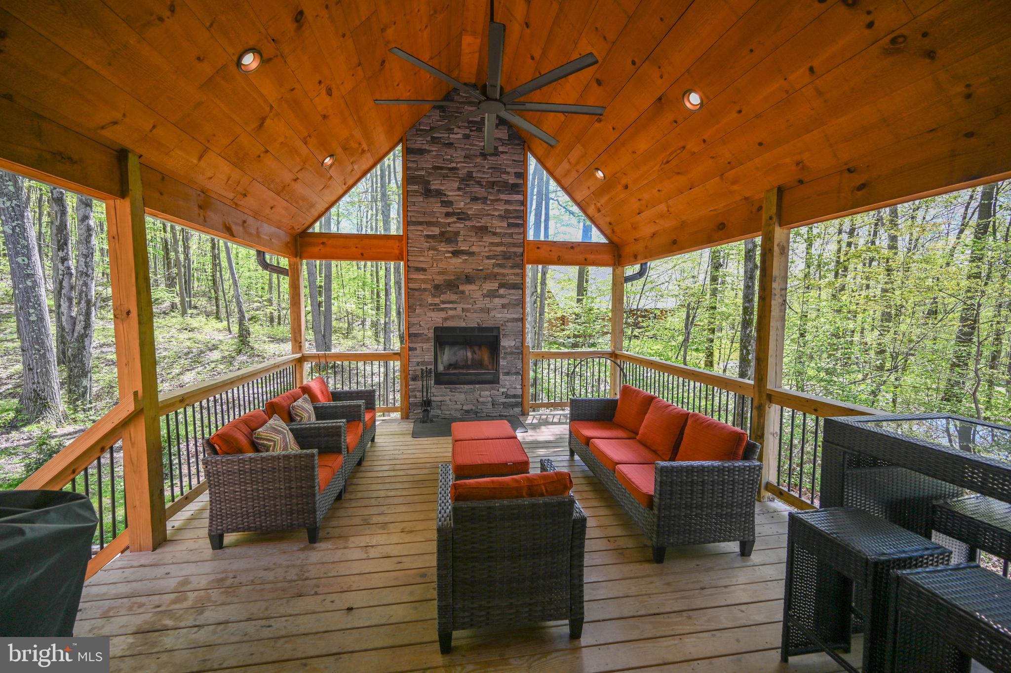 1067 North Camp Road McHenry, MD 21541 - Photo 20 of 81 Wood burning fireplace